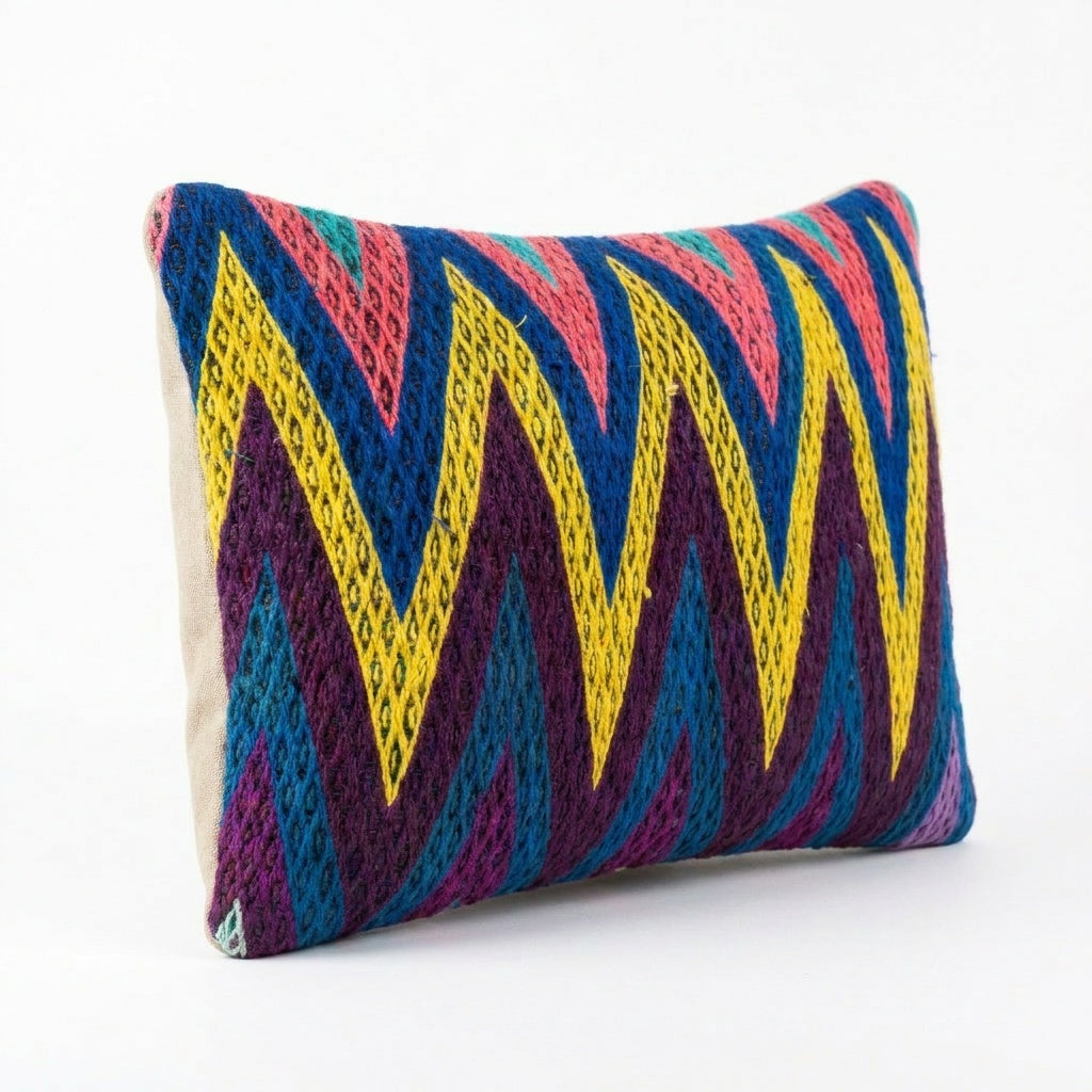 Turkish Kilim Pillow Cover 16'' x 24''