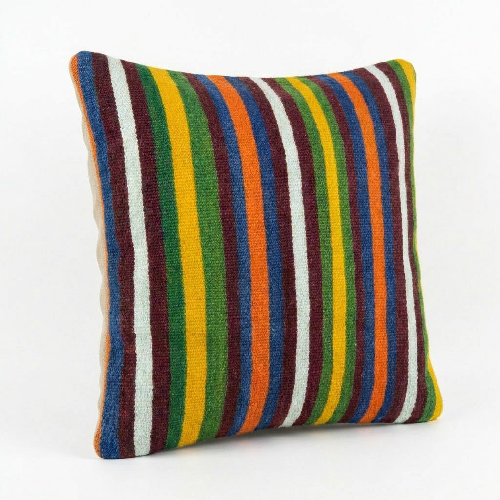 Turkish Kilim Pillow Cover 24'' x 24''