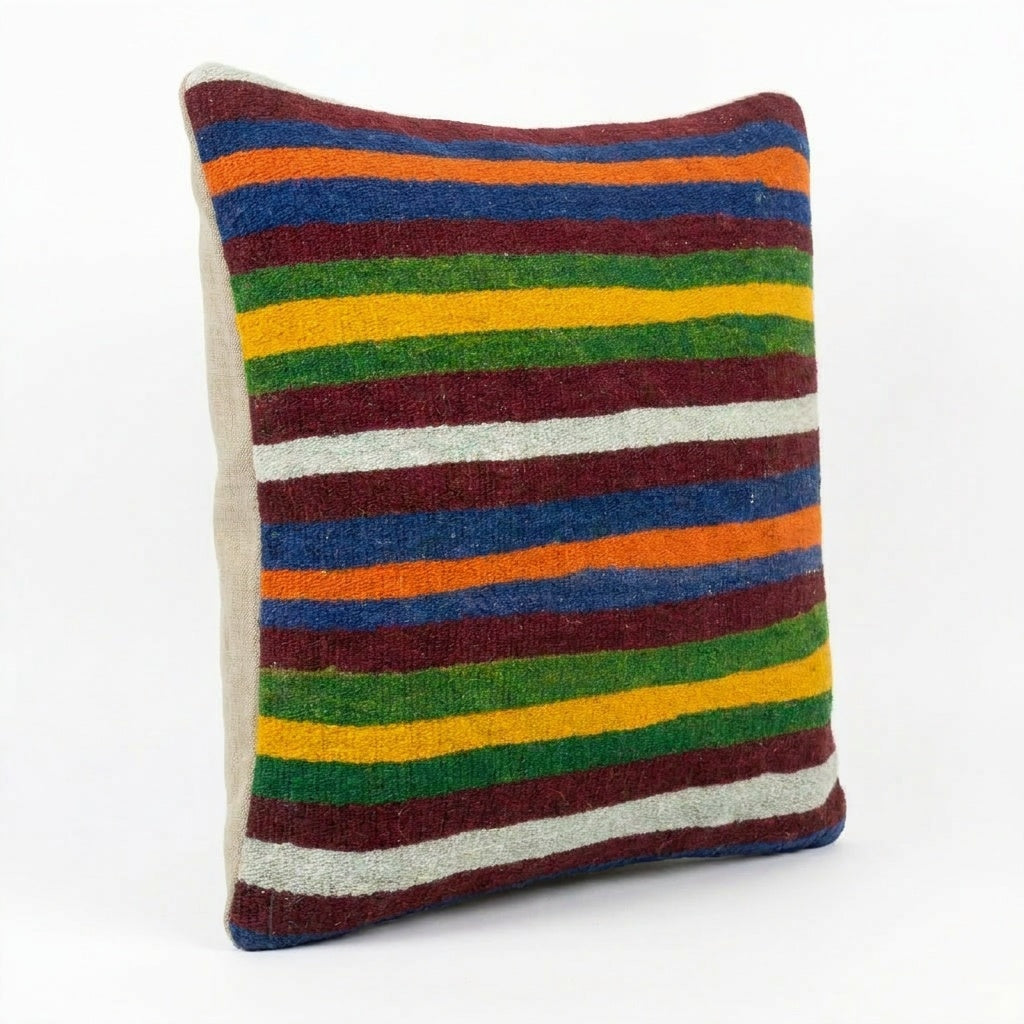 Turkish Kilim Pillow Cover 20'' x 20''