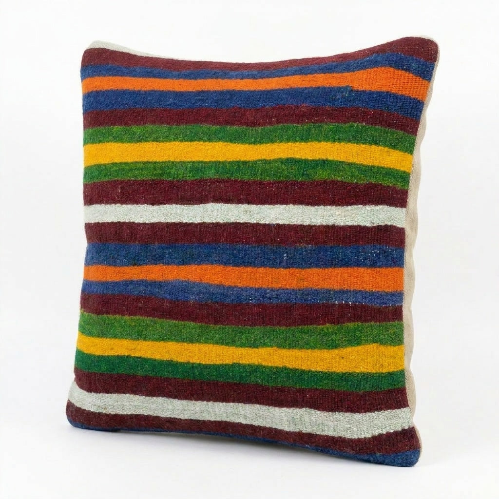 Turkish Kilim Pillow Cover 20'' x 20''
