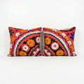 Uzbek Suzani Pillow Cover Set of 2 | 20'' x 23''