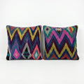 Turkish Kilim Pillow Cover Set of 2 | 24'' x 24''