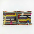 Turkish Kilim Pillow Cover Set of 2 | 19'' x 19''
