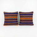 Turkish Kilim Pillow Cover Set of 2 | 22'' x 23''
