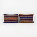 Turkish Kilim Pillow Cover Set of 2 | 16'' x 24''