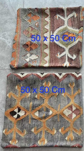 Kilim Pillows Set of Two 20" x 20"