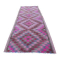 Vintage Caucasian Kilim Runner 3'11'' x 9'6''
