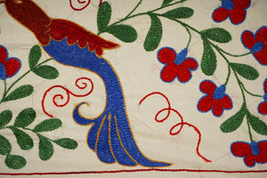 Bird Suzani Table Runner | 17'' x 38''