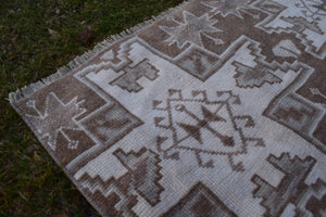 Vintage Oushak Rug 3'8'' x 6'3''