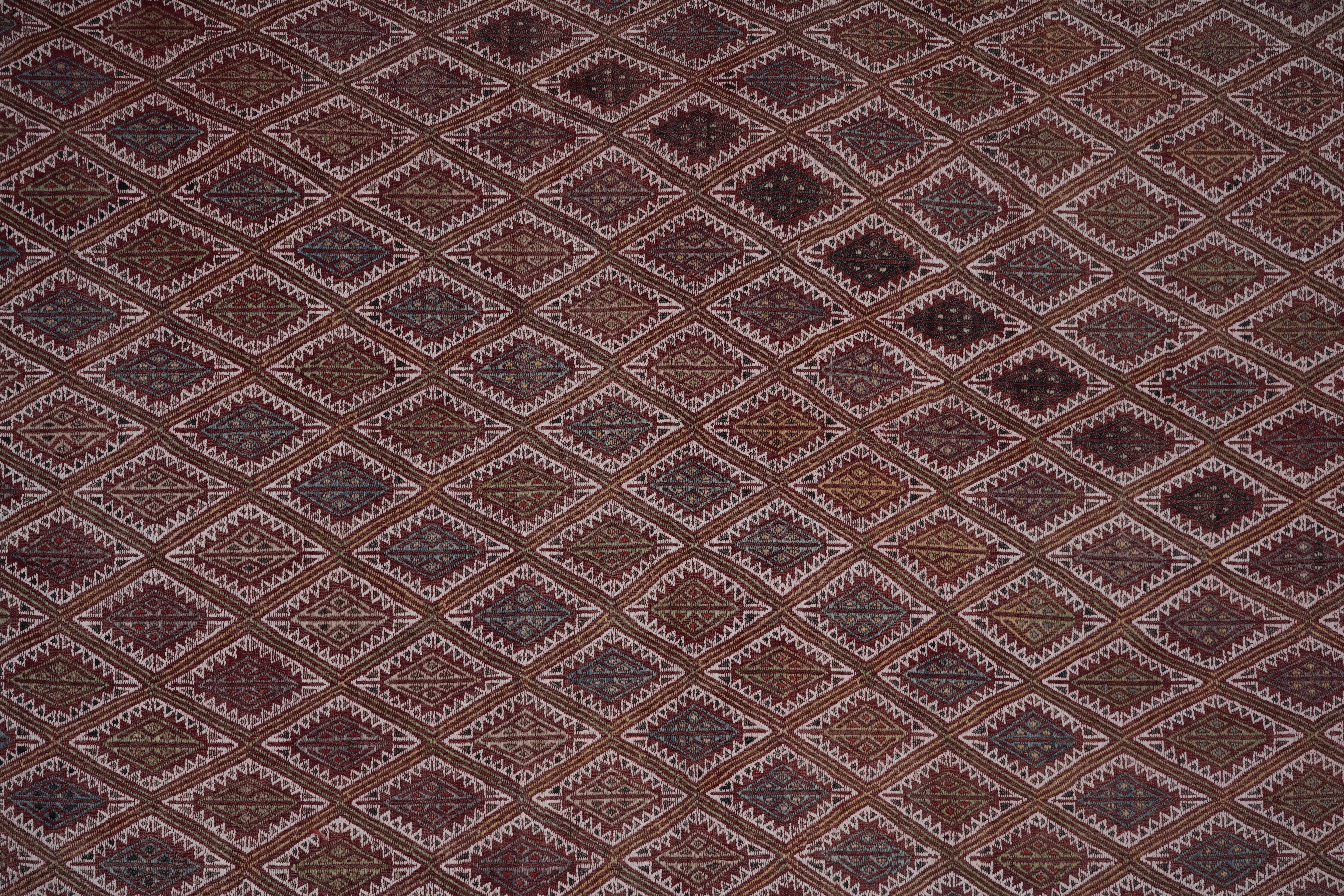 Vintage Turkish Jajim Rug 4'8'' x 7'1''