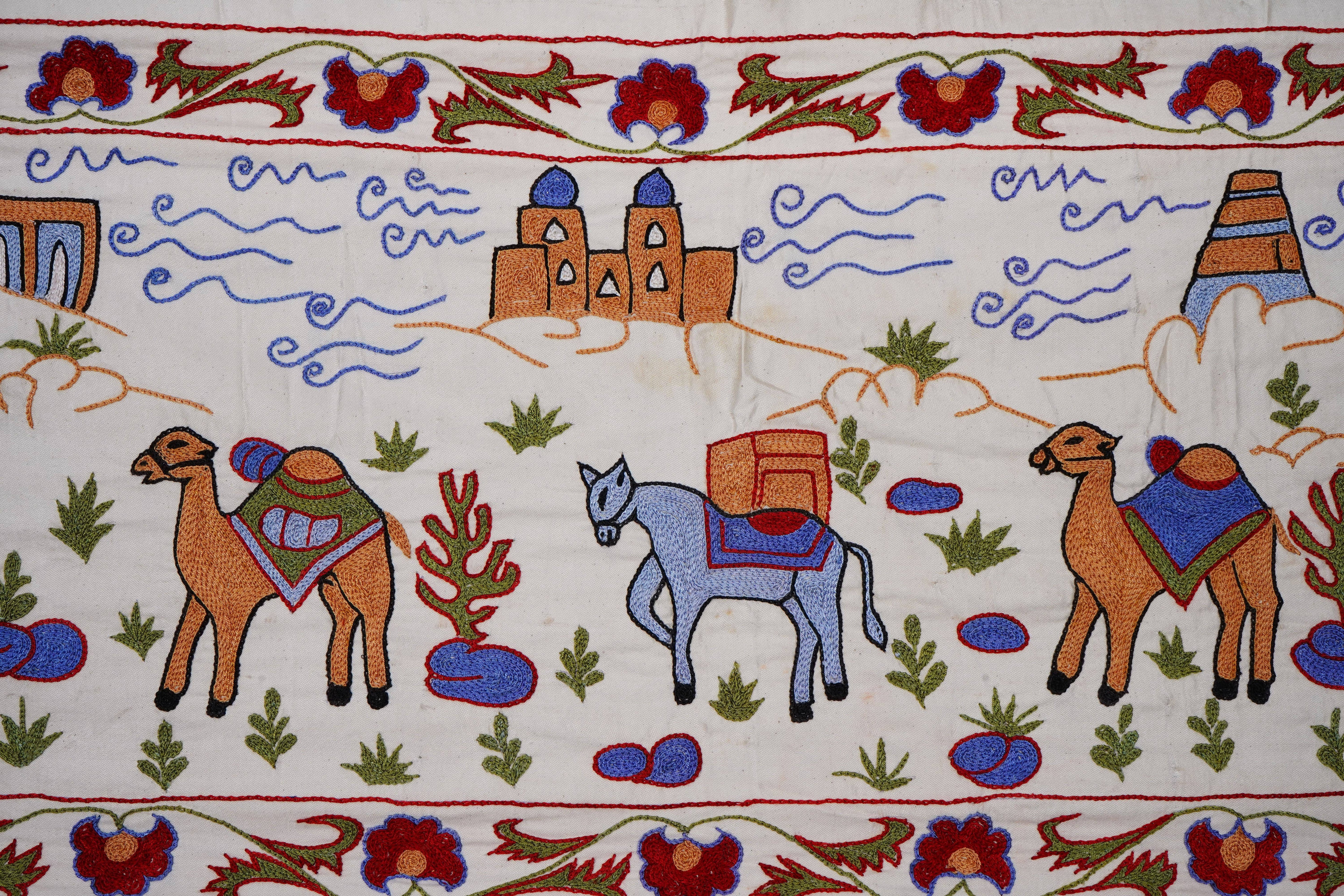 Camel Suzani Runner | 1'8'' x 6'