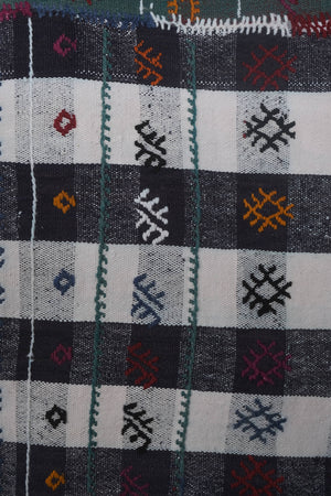Vintage Turkish Kilim Rug 4'11'' x 8'7''