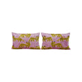 Silk Ikat Velvet Pillow Cover | 16'' x 24''