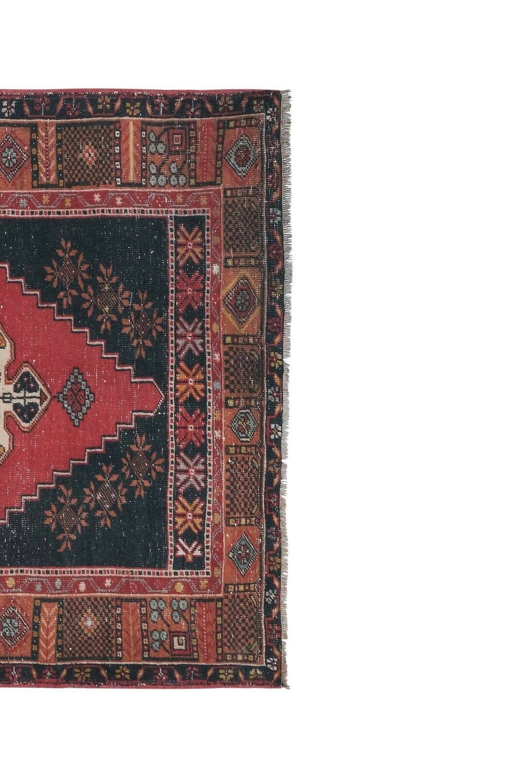 Vintage Turkish Anatolian Oushak Rug 4'7'' x 7'10''
