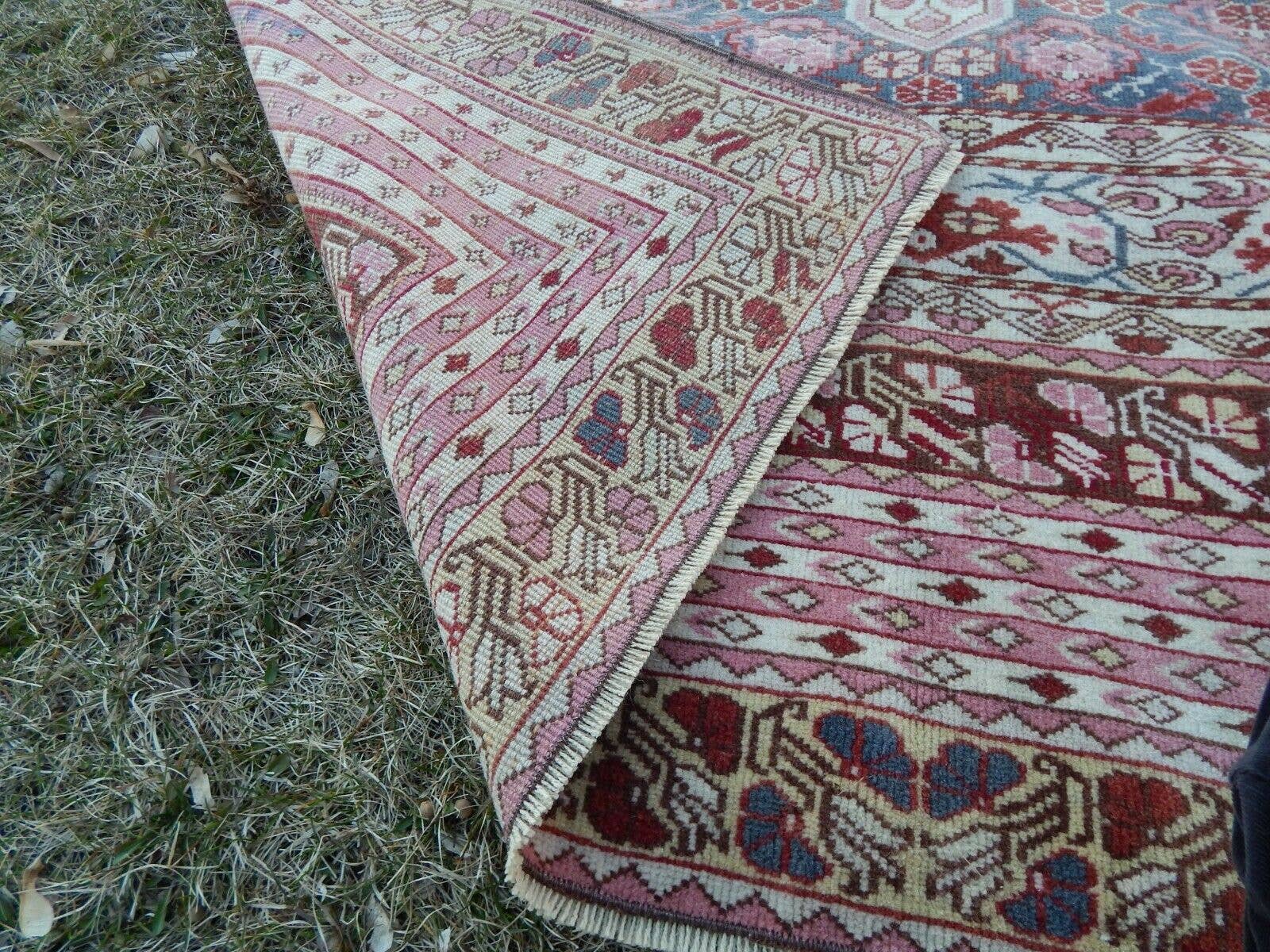 Vintage Turkish Kars Rug 4'5'' x 6'