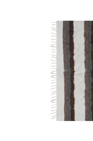 Handwoven Siirt Wool Blanket 5'3'' x 6'11''