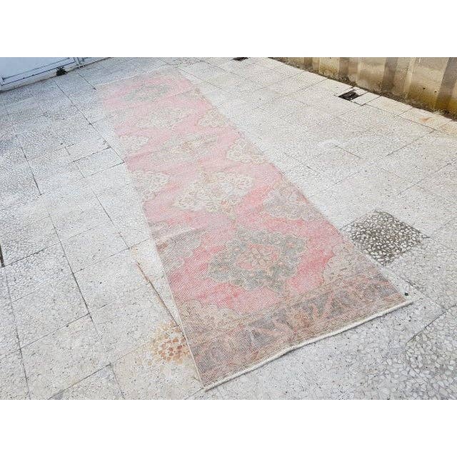 Vintage Oushak Runner 2'11'' x 12'2''