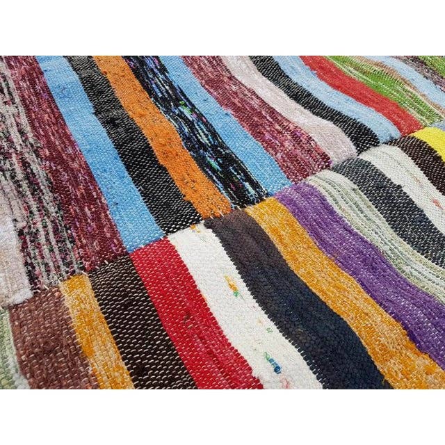 Vintage Turkish Anatolian Kilim Rug 6'7'' x 12'3''