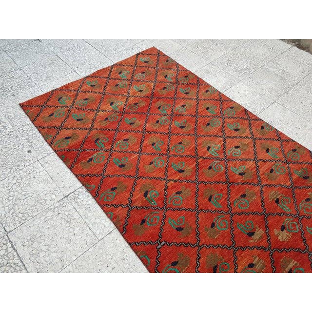 Vintage Oushak Rug 3'10'' x 10'