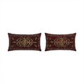Silk Ikat Velvet Pillow Cover Set of 2 | 16'' x 28''