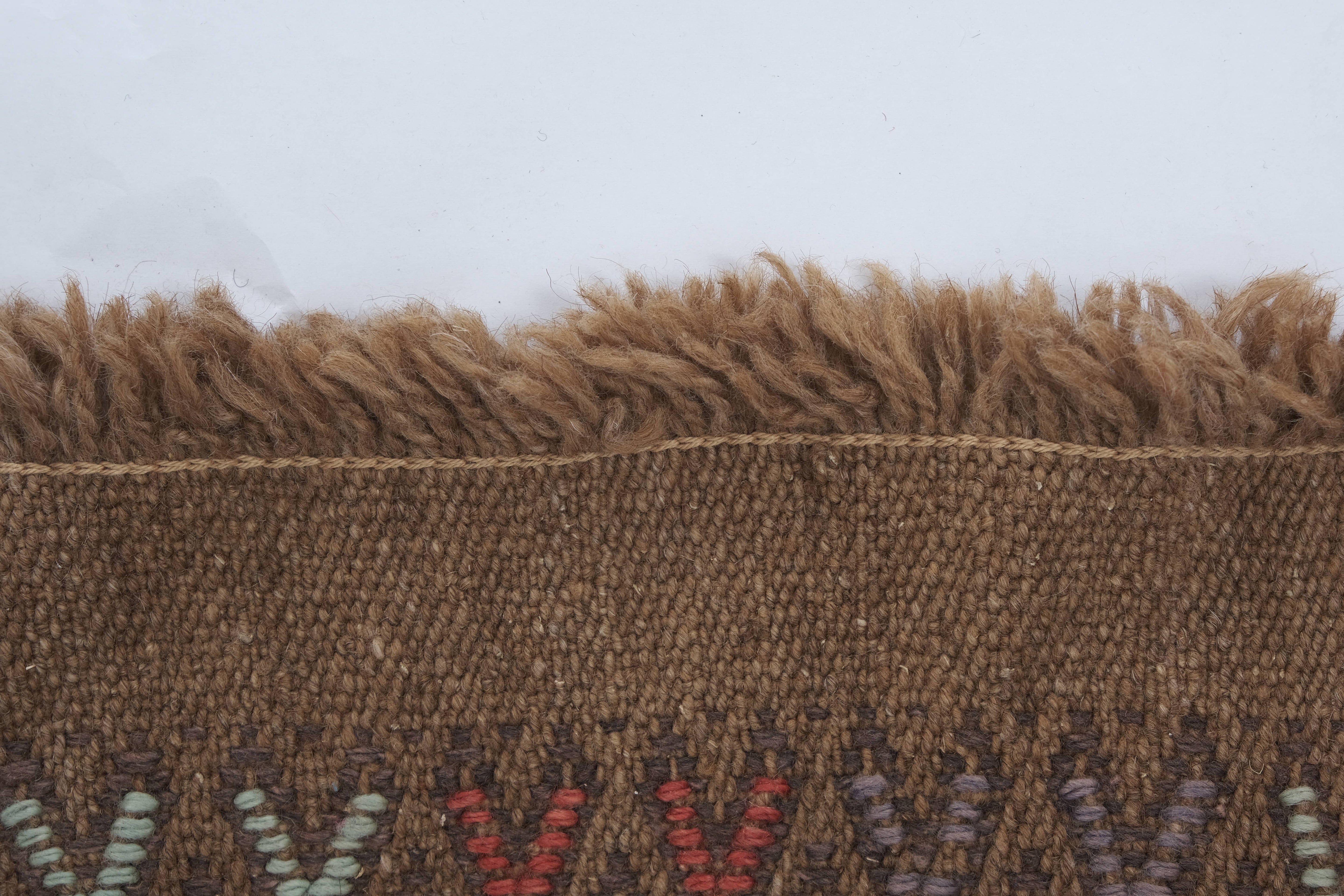 Vintage Turkish Kilim Runner 1'11'' x 17'5''