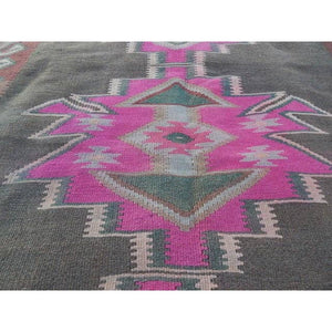 Vintage Turkish Kilim Runner 4'11'' x 10'10''