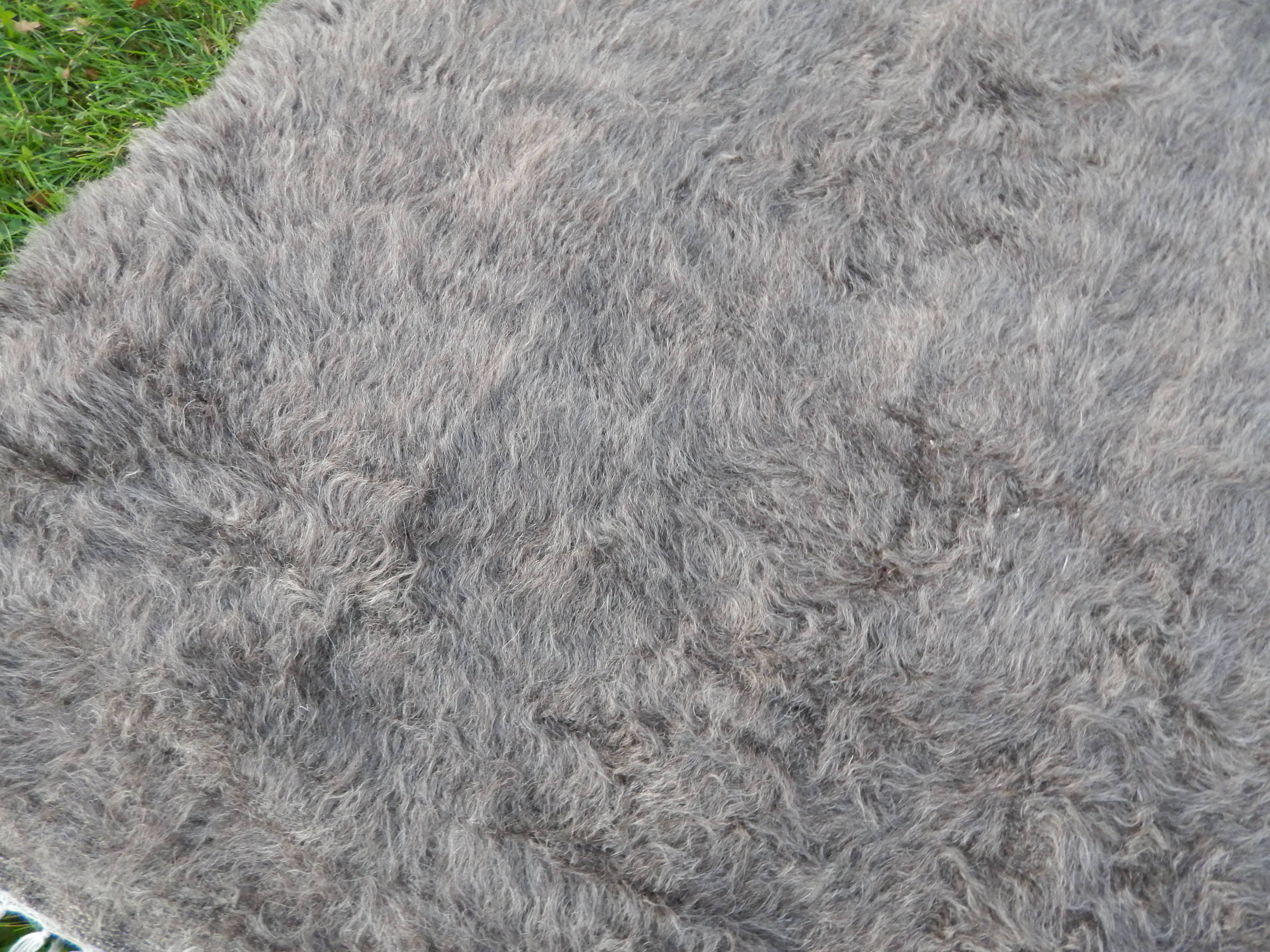 Handwoven Siirt Wool Blanket 4'4'' x 6'7''