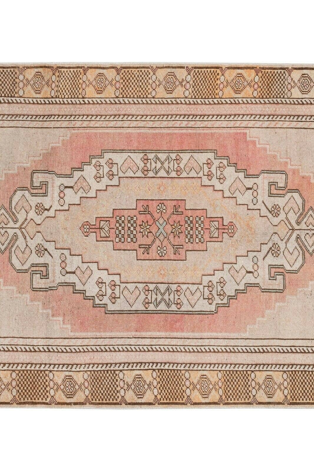 Vintage Turkish Konya Rug 3'10'' x 7'5''