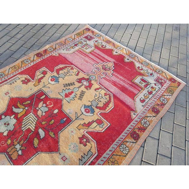 Vintage Turkish Rug 4'8'' x 8'11''