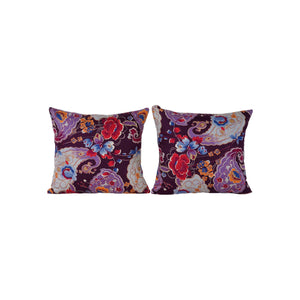 Uzbek Roller Printed Pillow Cover Set of 2 | 19'' x 19''
