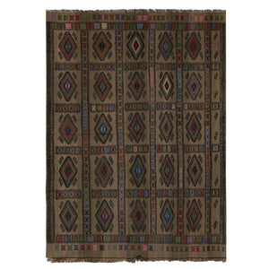 Vintage Turkish Kilim Rug 5'7'' x 7'7''