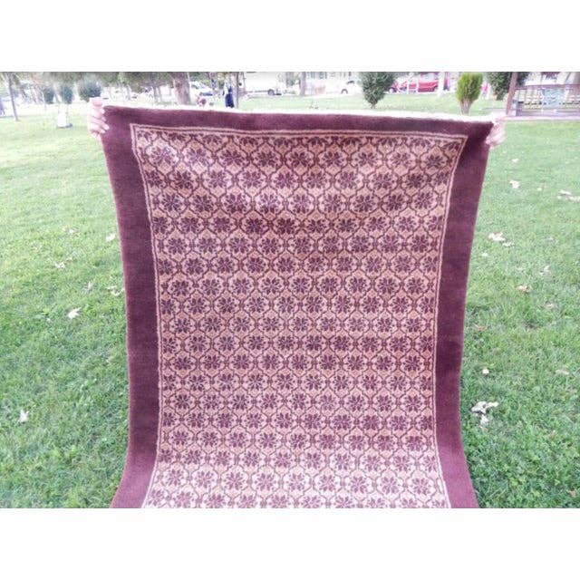 Vintage Turkish Tulu Rug 3'9'' x 6'2''