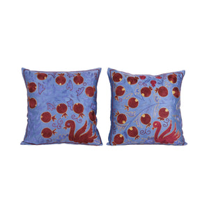 Silk Suzani Pillow Cover | 19'' x 19''