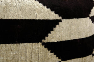 Silk Ikat Velvet Pillow Cover | 14'' x 23''