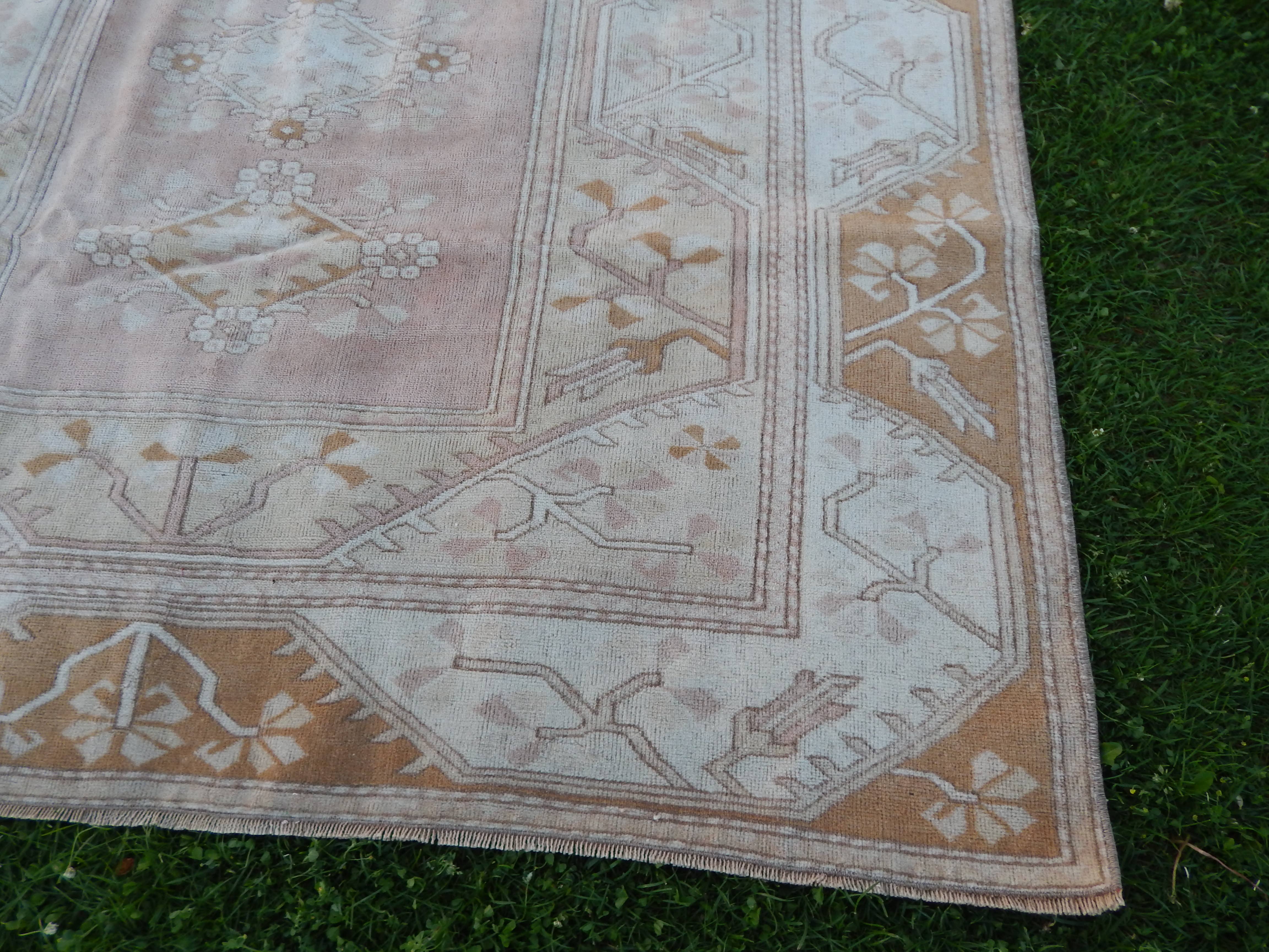Vintage Turkish Rug 6'4'' x 8'9''