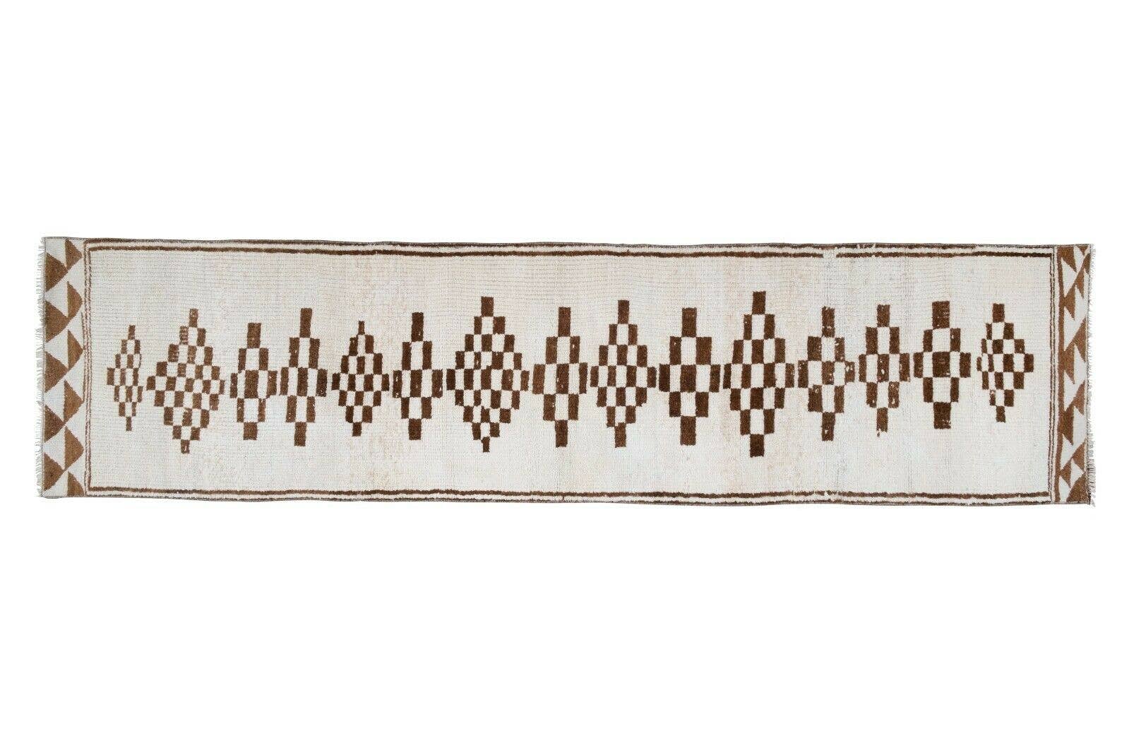 Vintage Kurdish Runner Rug 2'9'' x 11'1''