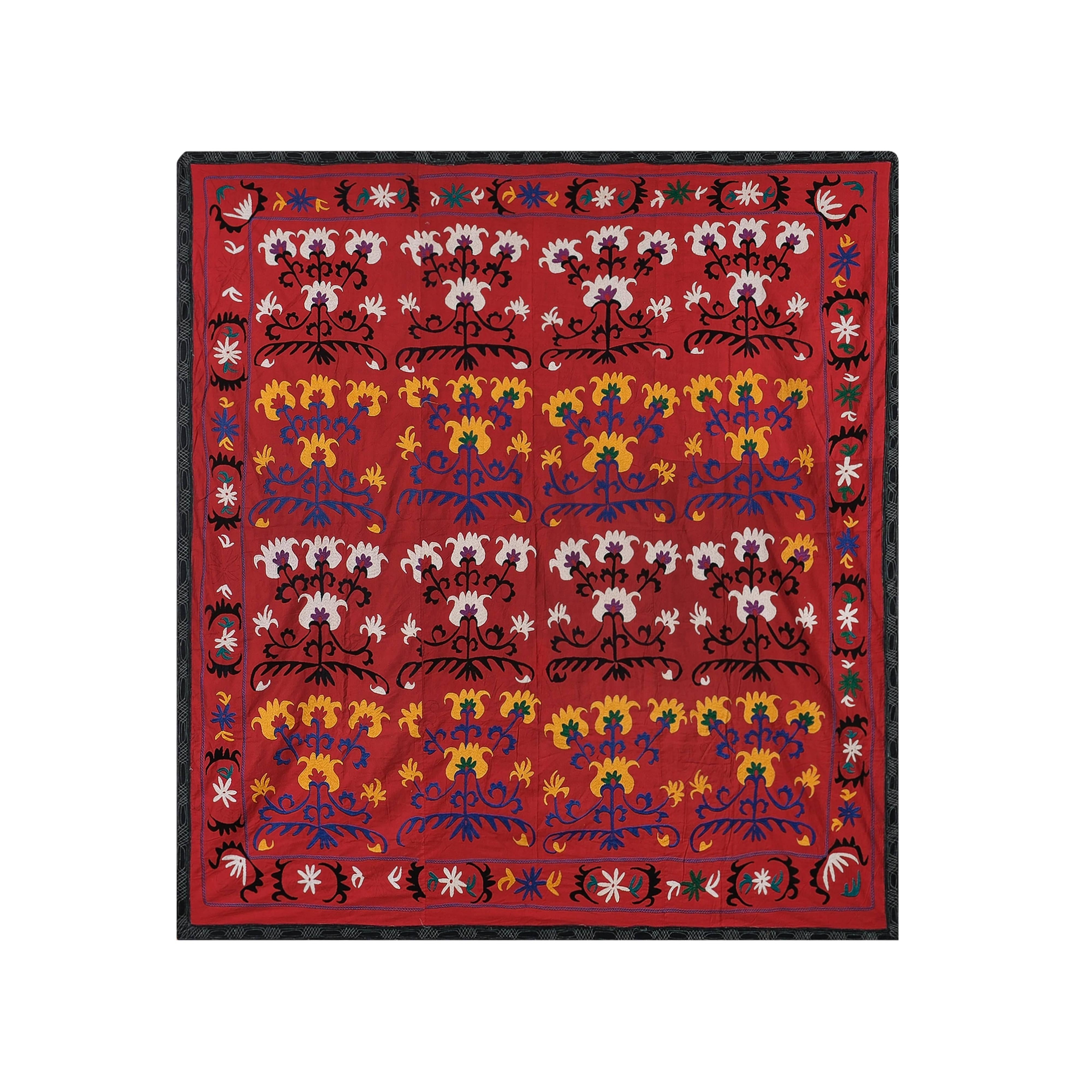 Suzani Wall Hanging & Bedspread | 7'3'' x 7'6''