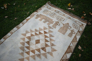 Vintage Herki Runner Rug 2'11'' x 13'3''