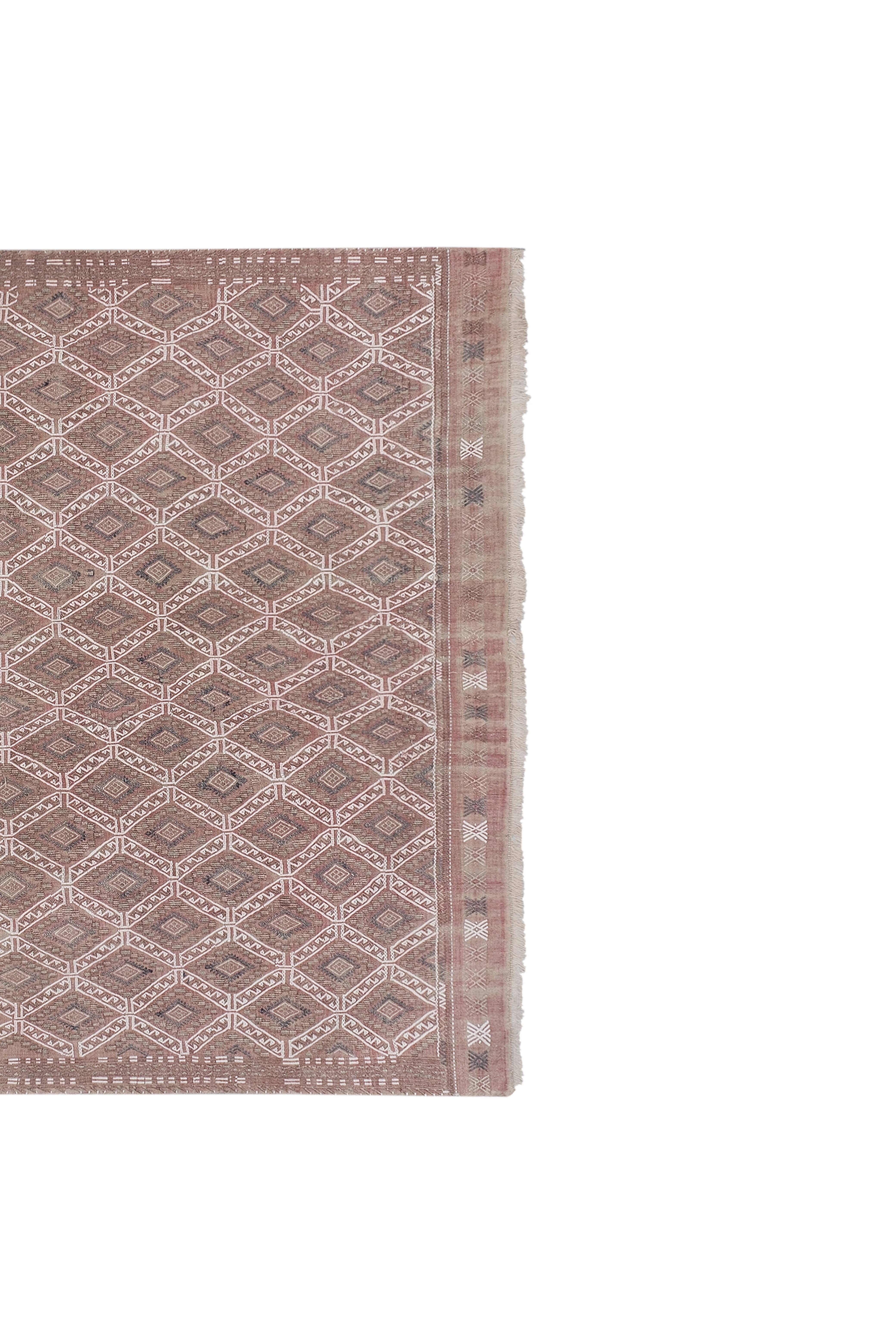 Vintage Turkish Kilim Rug 5'5'' x 7'8''