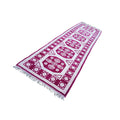 Vintage Kurdish Runner Rug 3'4'' x 12'2''