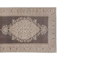 Vintage Turkish Konya Runner Rug 3' x 11'8''