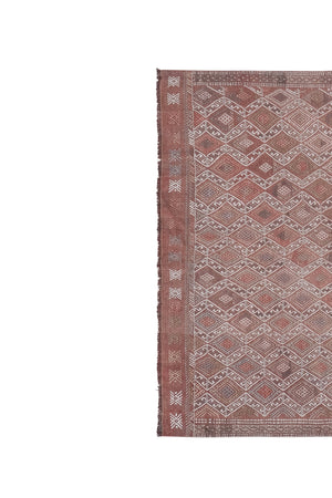 Vintage Turkish Kilim Rug 4'6'' x 7'8''