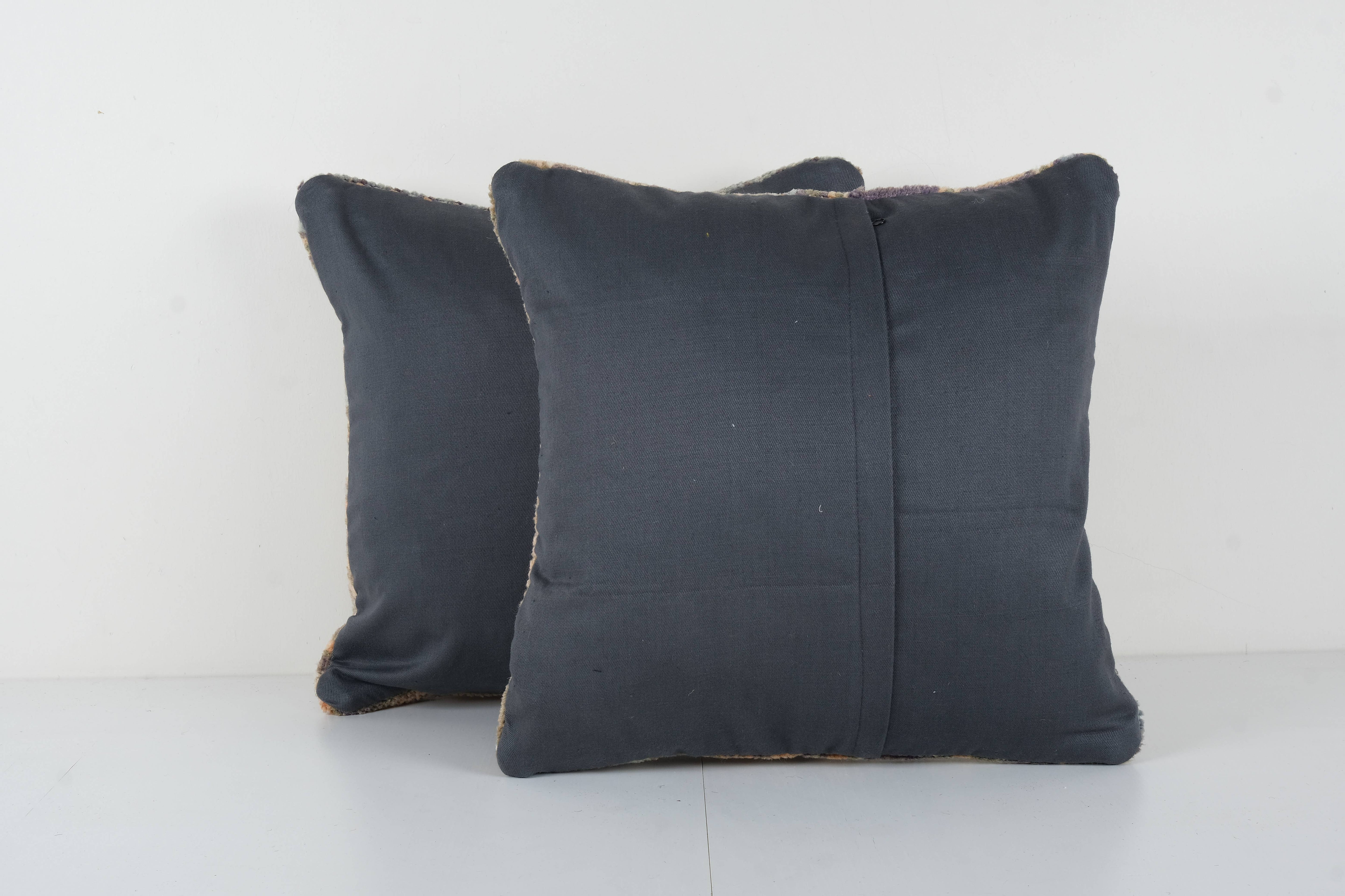 Rug Pillow Cover Set of 2 | 18'' x 18''