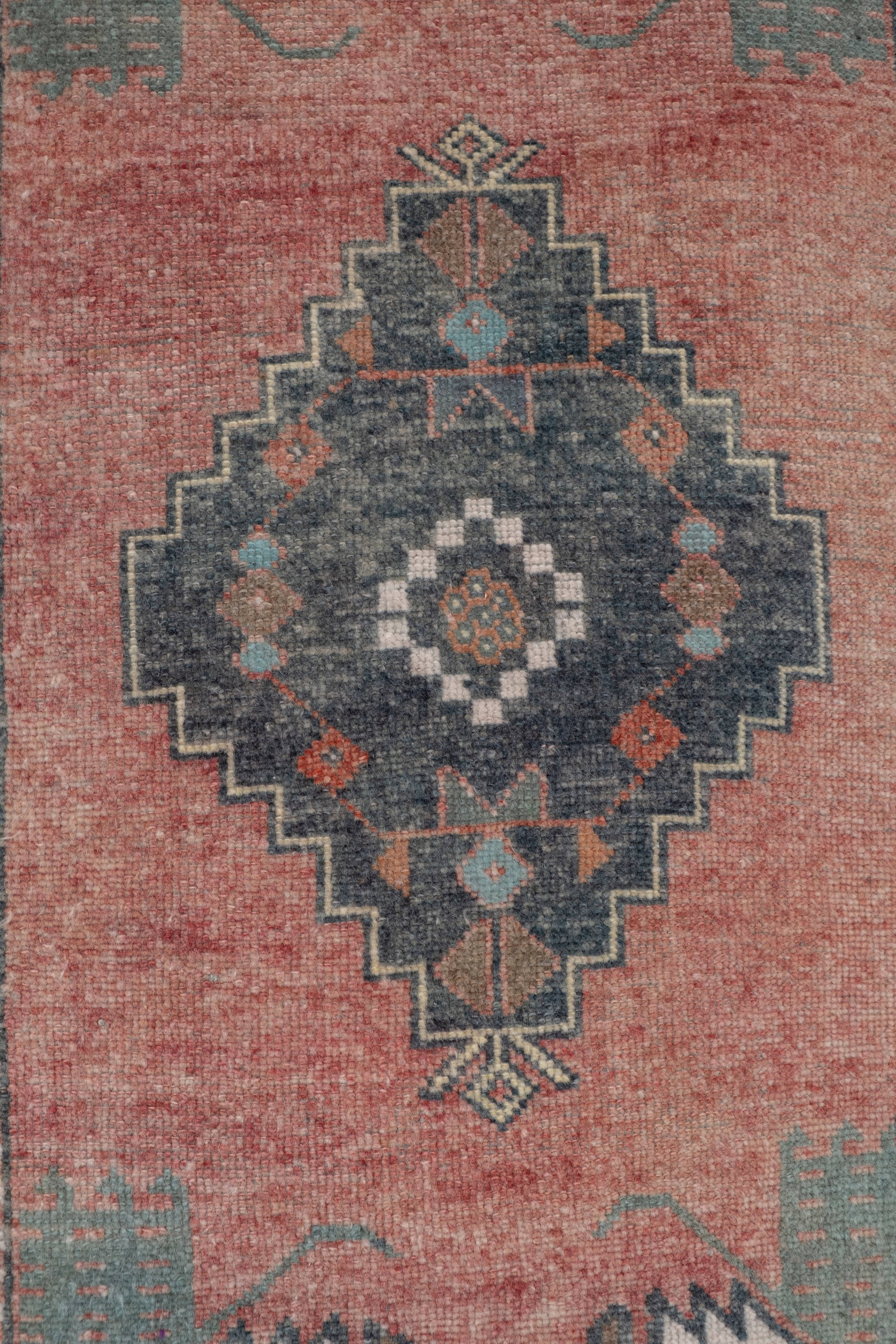 Vintage Oushak Yastik Rugs Set of 2 | 18'' x 38''