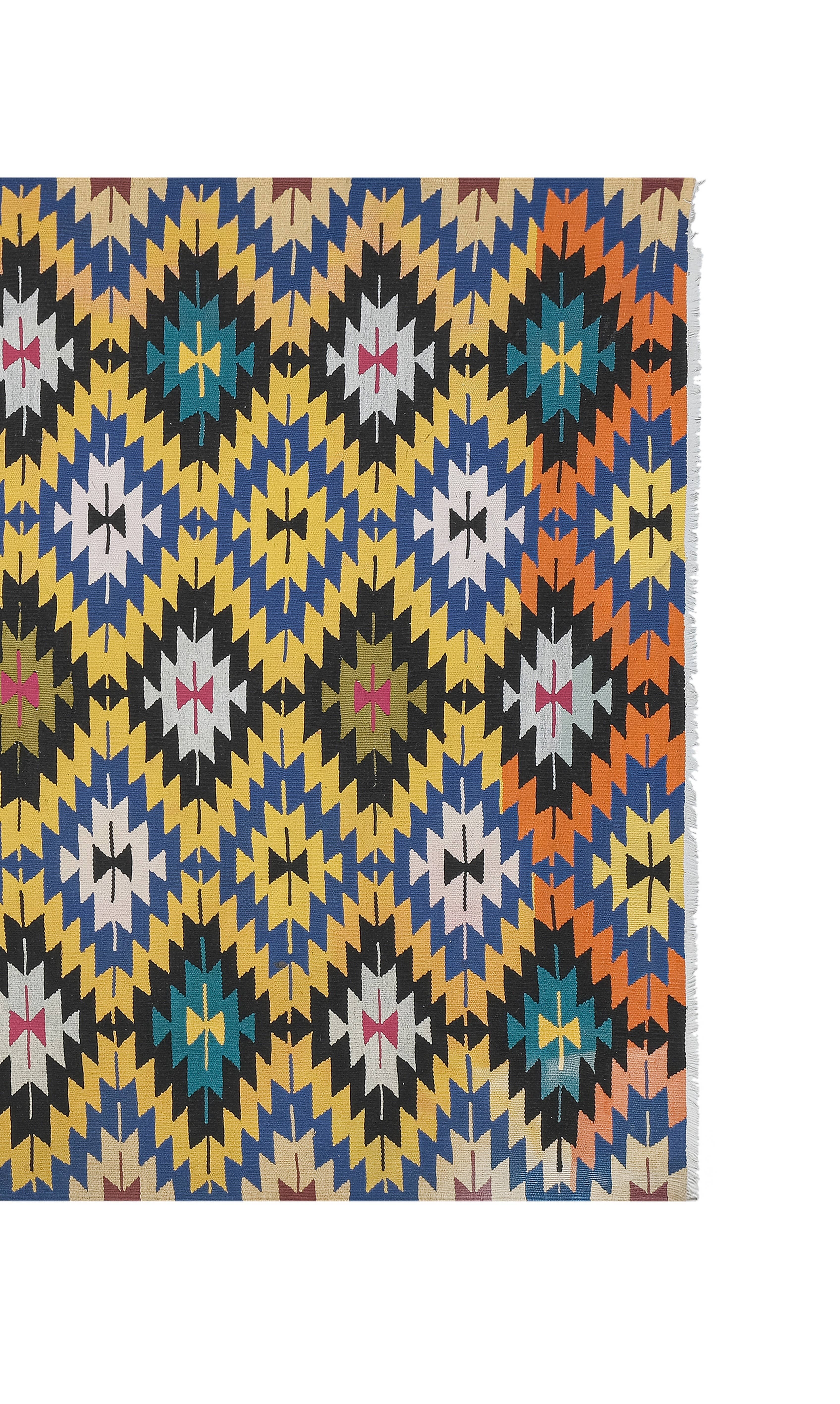 Vintage Turkish Kilim Rug 6'6'' x 9'3''
