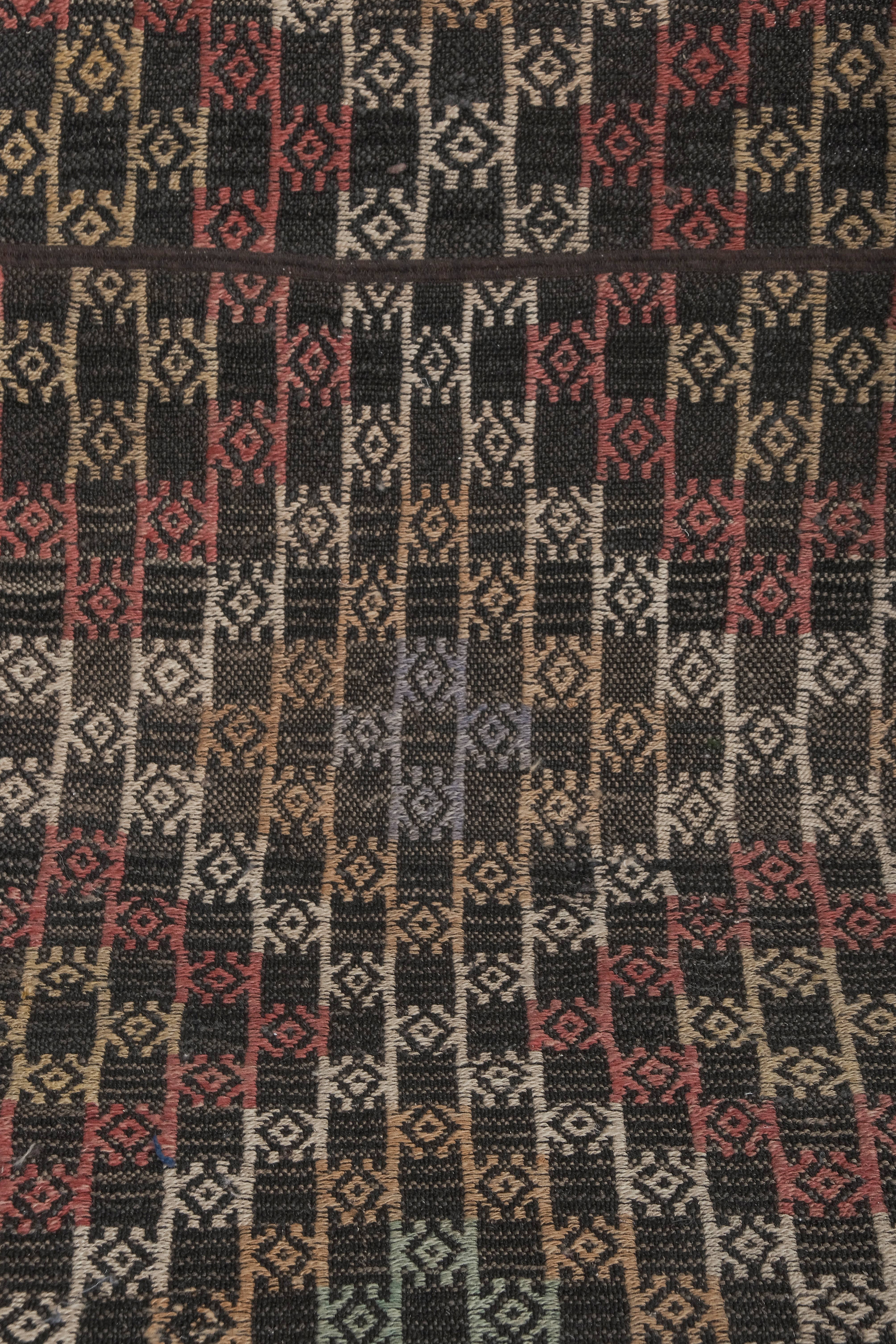 Vintage Kilim Runner 2'2'' x 15'11''
