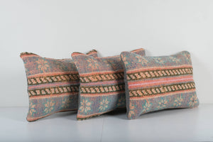 Rug Pillow Cover Set of 3 | 16'' x 24''