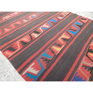 Vintage Turkish Kilim Runner 3'6'' x 9'6''