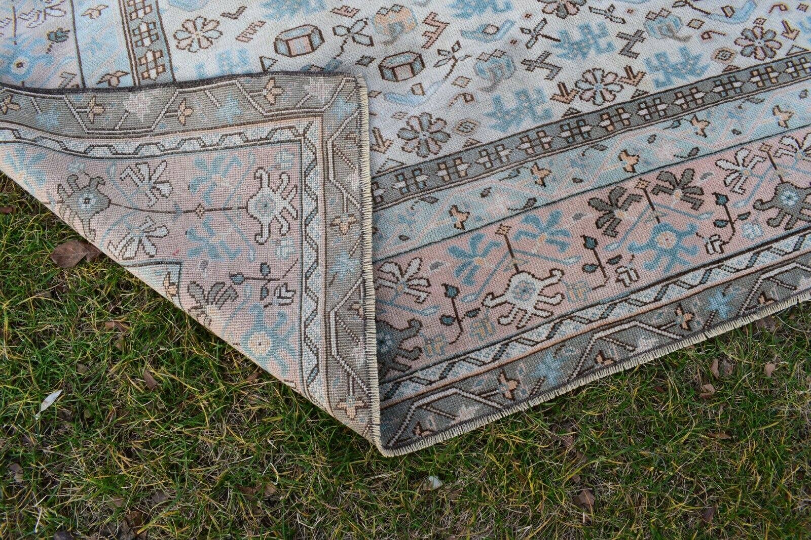 Vintage Oushak Rug 6'1'' x 8'8''