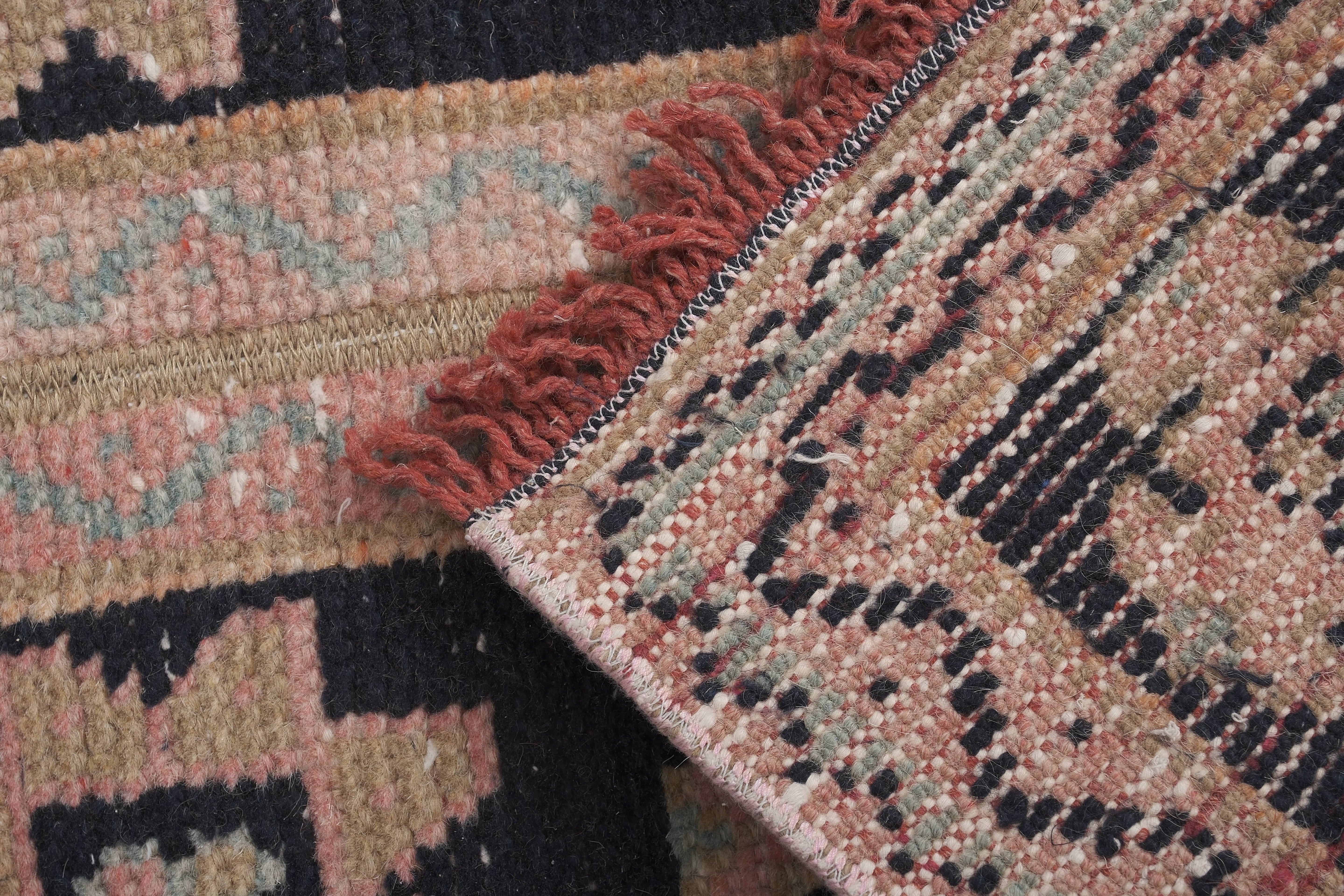 Vintage Turkish Karapinar Runner Rug 1'7'' x 22'3''